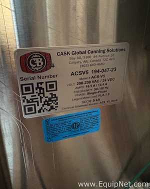Cask ACS V5 Can Filler and Seamer with Chart Nitrogen Doser