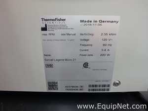 Thermo Scientific Legand Micro 21 Centrifuge