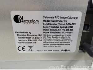 Citômetro Nexcelom Bioscience Cellometer K2