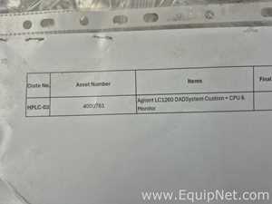 Agilent Technologies LC1260 with MCT, DAD HS, Quat Pump, Vial Sampler - HPLC 03