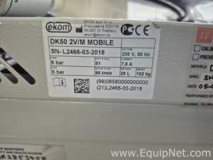 Ekom DK50 2V/M MOBILE Air Compressor wth Gas Auto Switch Panel - Lab Crate No 5