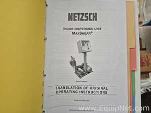 Netzsch 160M-02 Maxshear 6 for Line - Pregel and Premix Complete Assembly - Box No 4