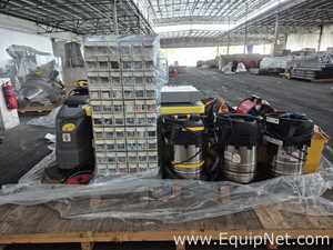 Lot of Vaccum Machines, Tool Cabinets, Portable Ventilator, Scrapper Machine - Pallet No 107