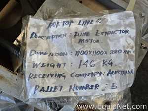 Fume Extractor Motor - Roof Top Line - 1 - Pallet No 5