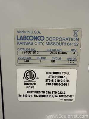 Liofilizador Labconco Corporation 794001010