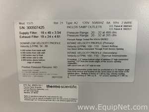 Thermo Fisher Scientific 1375 1300 Series A2 4Ft Biological Safety Cabinet with Stand
