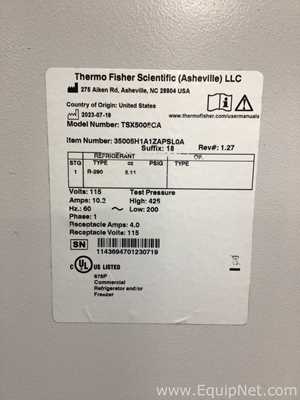 Unidade de Refrigeração Thermo Scientific TSX5005CA