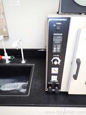 LabLine 3618P Vacuum Oven with Partlow MRC7000 Chart Recorder