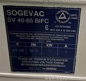 Bomba de Vacío Oerlikon Leybold SV65 BI FC