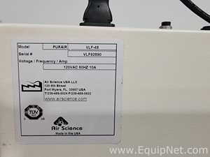 Air Science USA, LLC. PURAIR VLF-48 Fume and Flow Hood