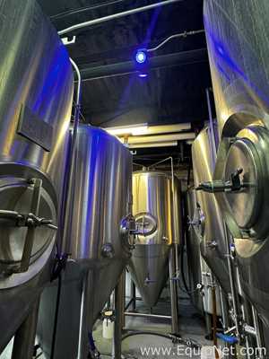 Premier Stainless Brewery Systems 30 BBL Steam Brewouse Complete With Tanks And Components