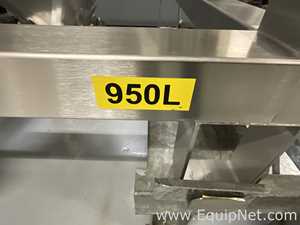 Lot of 12 Off Kinetics Tote Systems Ltd 950 Litre Stainless Steel IBCs
