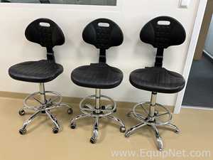 Lot of 3 Laboratory Chairs