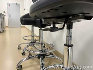 Lot of 3 Laboratory Chairs