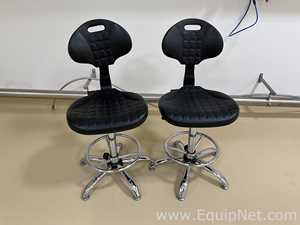 Lot of 2 Laboratory Chairs