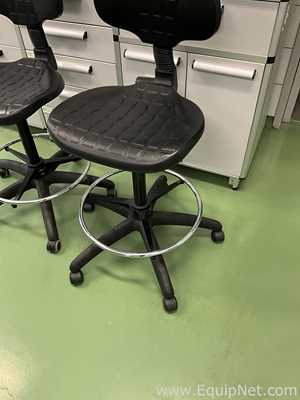 Lot of 2 Laboratory Chairs