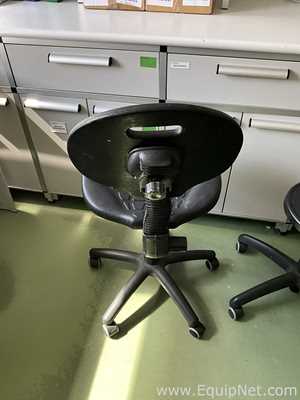 Lot of 2 Height Adjustable Laboratory Chairs