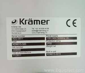 Kramer AG C820 Tablet Deduster with Mettler Toledo Safeline Metal Detector