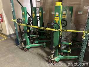 Lot of 6 Valley Craft Inc 9264-B Valley Craft Drum Deluxe Lifts and Transporters