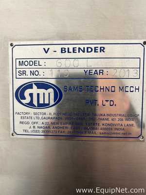 Sams Techno Mech 600 L 20 cu ft V Blender