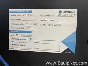 Impressora 3D Stratasys J850/J835