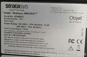 Impressora 3D Stratasys J850/J835