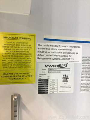 Refrigeradores VWR VWR-HCCP-72