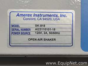 Amerex Instruments SK-818 Shaker