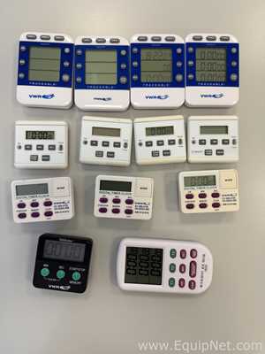 Lot of 13 Digital Lab Timers