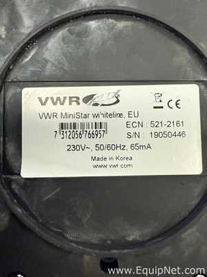 Lot of 5 VWR Ministar Whiteline Laboratory Centrifuges
