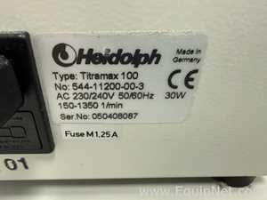 lote de  3 Agitador Heidolph Titramax 100