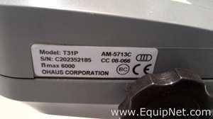 Lot of 3 OHAUS Corporation Defender 3000 Stainless Steel Floor Scales with OHAUS SF40A Printers
