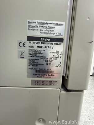 Sanyo MDF-U74V Ultra-Low Temperature Freezer
