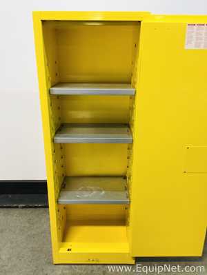 Uline H-2570M-Y Flammable Liquid Storage Cabinet