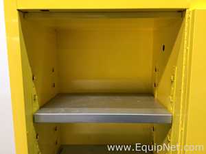 Uline H-2570M-Y Flammable Liquid Storage Cabinet