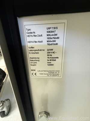 Cabina de Seguridad Biológica BDK UVF 7.18 S