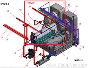 NETZSCH Milling Skid with Two Netzsch LME200 Bead Mills and Support Equip  - Milling System Skid 2-1