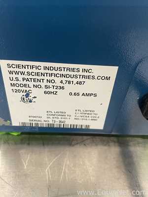 lote de  2 Agitador Scientific Industries, Inc. Vortex-Genie 2