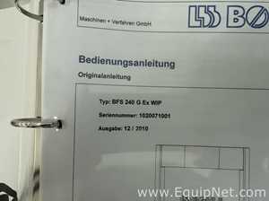 Secador de Lecho Fluido Bohle BFS-240