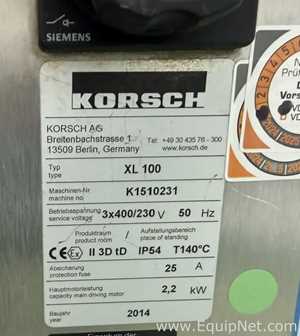 Tableteadora Korsch XL 100