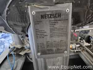 Netzsch High Shear Milling Skid with 4000L Premix Holding Cooled Tank, Hopper - Premix Neu Skid 1-1