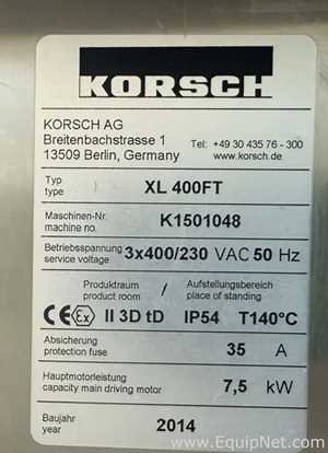 Tableteadora Korsch XL 400