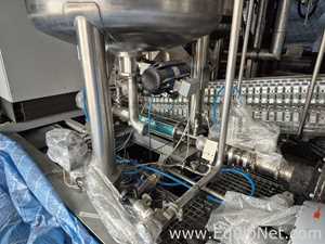 Netzsch Skid w Four 1000L SS Mix Tanks Netzsch Maxshear High Shear Mixer - Pregel NK-Premix Skid 3-1
