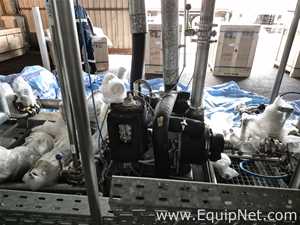 Netzsch Skid w Four 1000L SS Mix Tanks Netzsch Maxshear High Shear Mixer - Pregel NK-Premix Skid 3-1