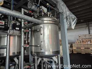 Netzsch Skid w Four 1000L SS Mix Tanks Netzsch Maxshear High Shear Mixer - Pregel NK-Premix Skid 3-1