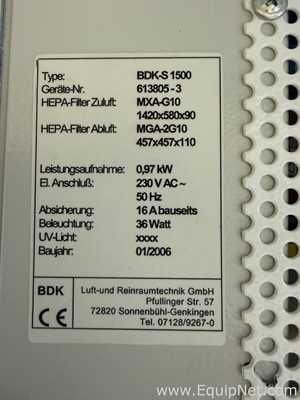 Cabina de Seguridad Biológica BDK S 1500