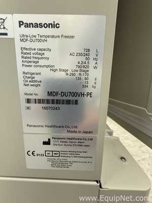 Panasonic MDF-DU700VH-PE 728L Ultra-low Temperature Upright Freezer