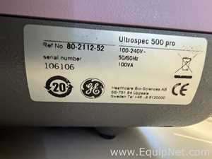 Lote de 3 Espectrofotómetro Amersham Biosciences Corp. Ultrospec 500 pro