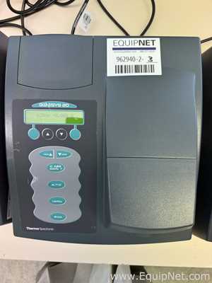 Lote de 3 Espectrofotómetro Spectronic Genesys 20