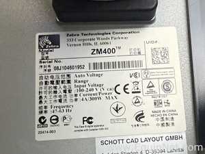 lote de  2 Impressora Zebra Technologies ZM400